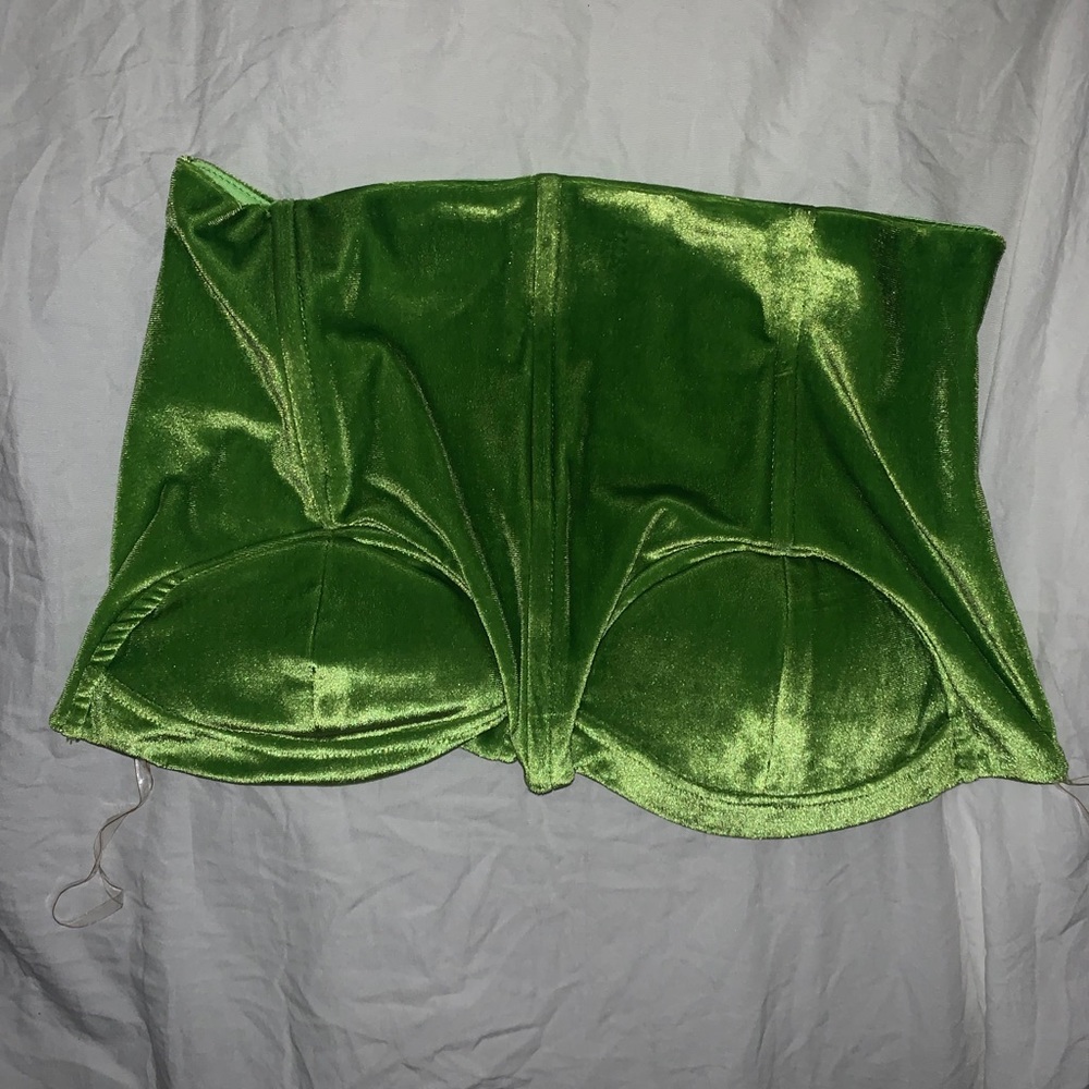 COPY - Velvet green top